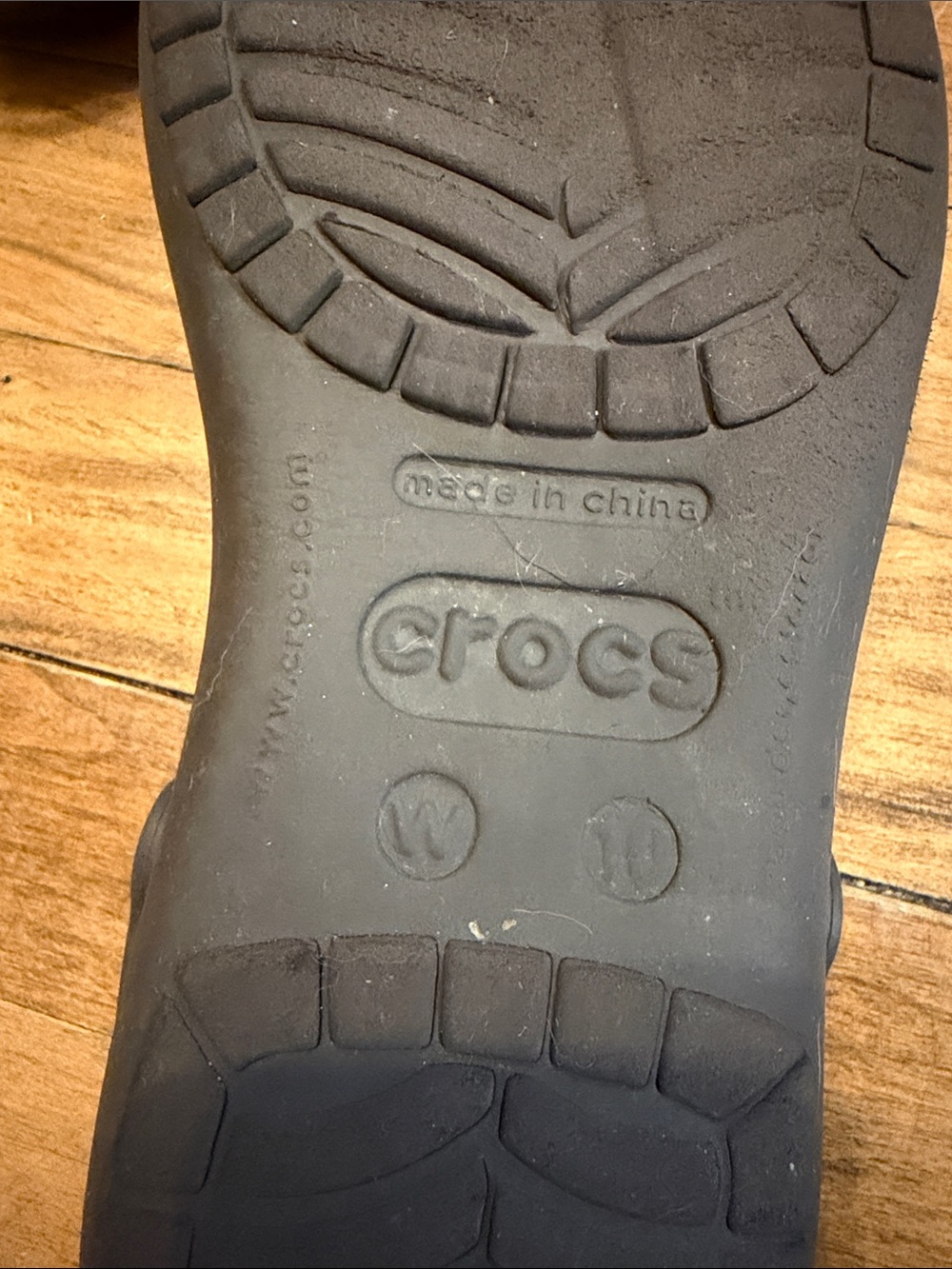 CROCS Women's Brown Slip-On Two-Strap Sandals - Picture 7 of 12